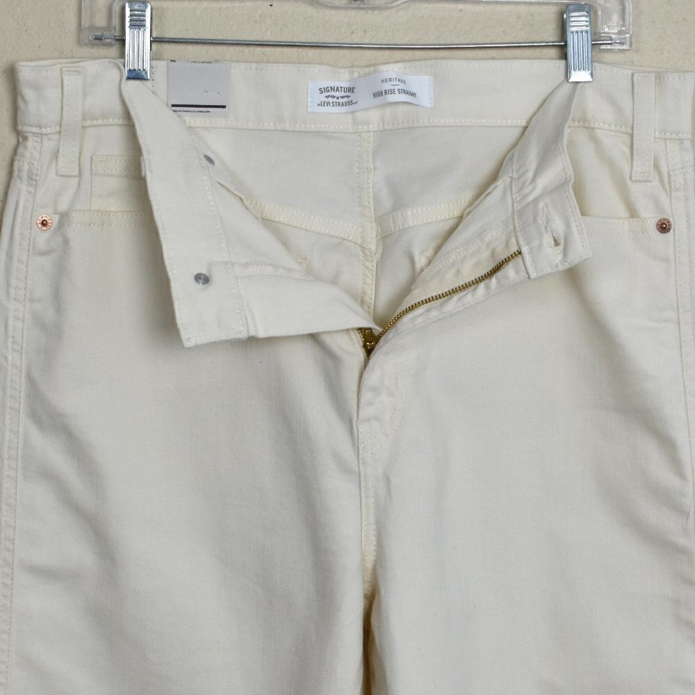 Levi's Heritage High Rise Straight Jeans NEW - Picture 5 of 6